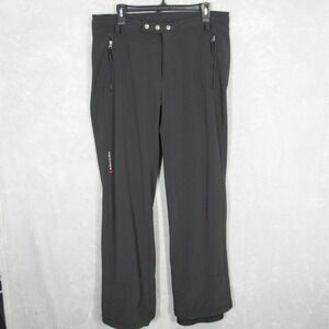 Kemper Snow Pants Size 16 Womens Black Waterproof Fleece Lined Ski